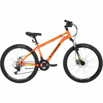 Подростковый велосипед STINGER ELEMENT EVO оранжевый с рамой 14"